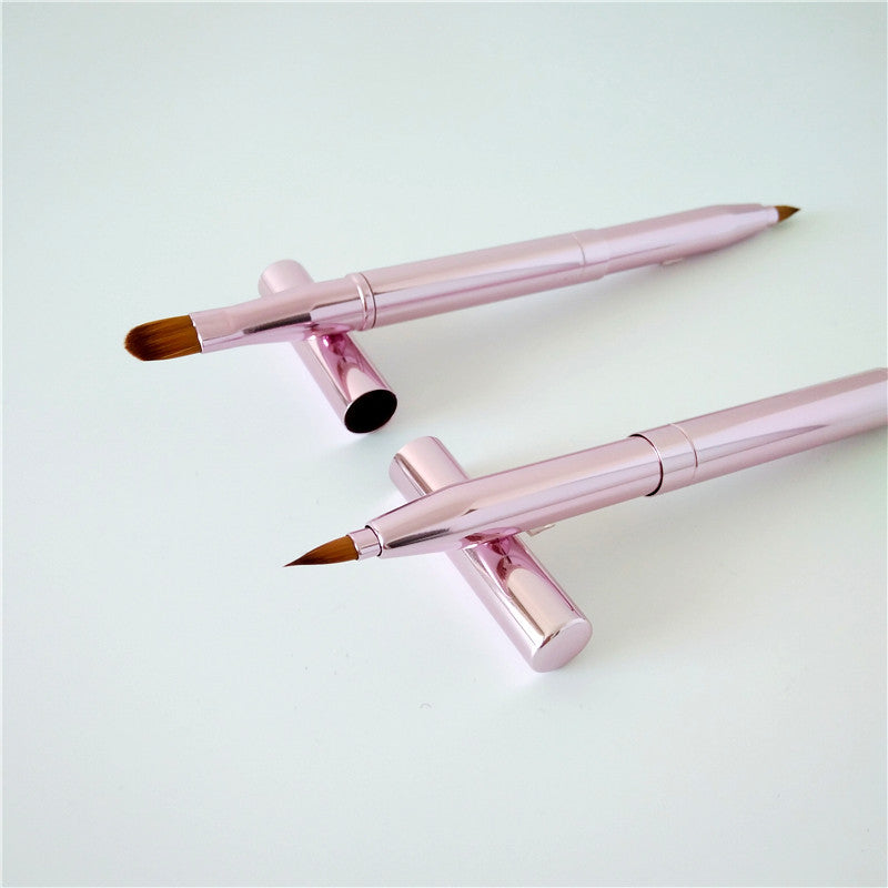 Retractable Brush Double-headed Concealer With Lid Makeup Brushes Accessories