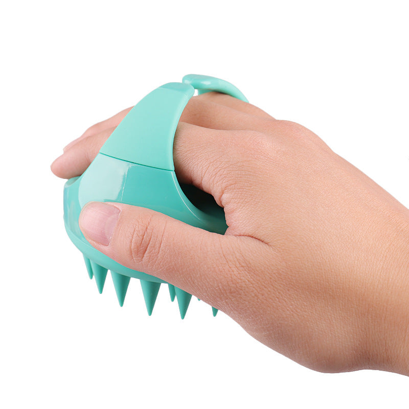 Brosse à shampoing en silicone pour la maison, brosses et peignes pratiques pour le cuir chevelu