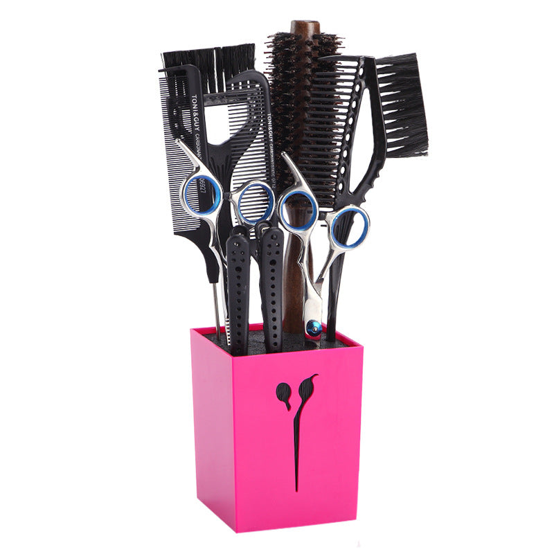 Hairdressing Scissors Socket Tools Storage Box Makeup Accessories