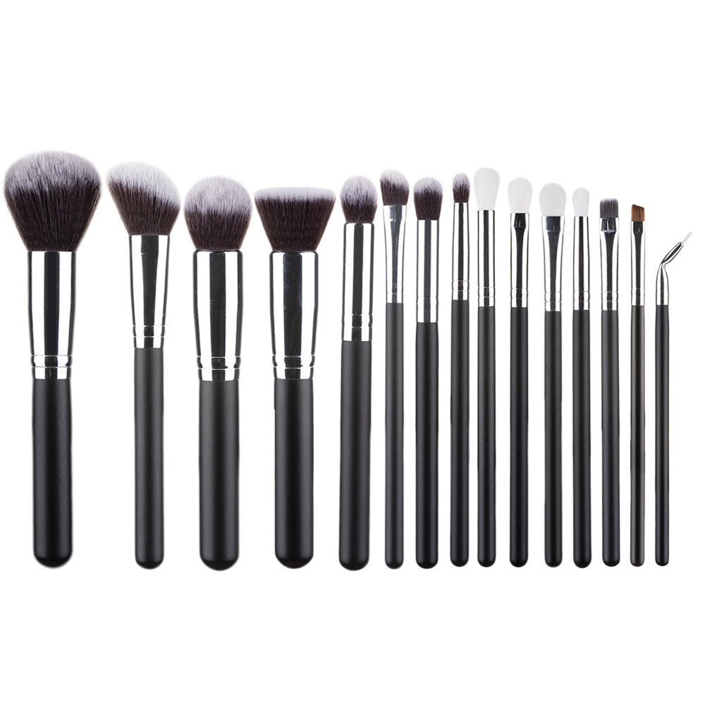 Suit Shadow Concealer Wooden Handle With Storage Makeup Brushes Accessories