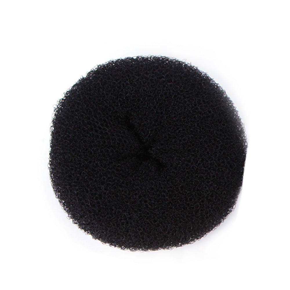 Chignon doux, anneau, bande, bâton, nylon, coiffure, frange, accessoires de maquillage