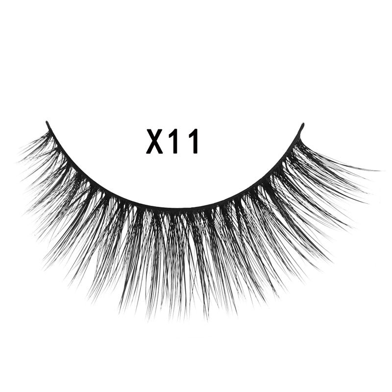 Mink Eyelashes Natural Cross Eyelash Pairs False Lashes