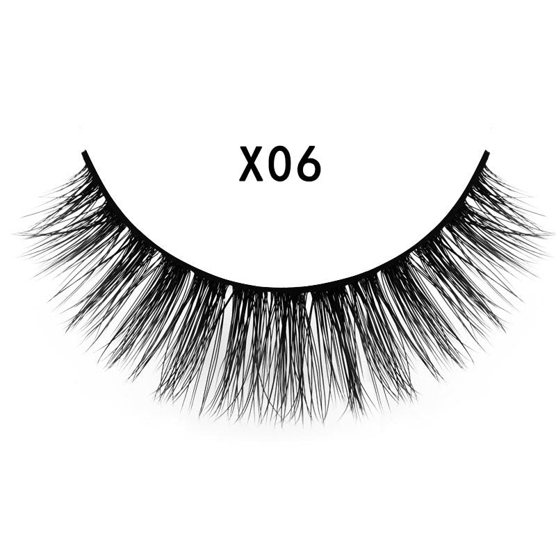 Mink Eyelashes Natural Cross Eyelash Pairs False Lashes