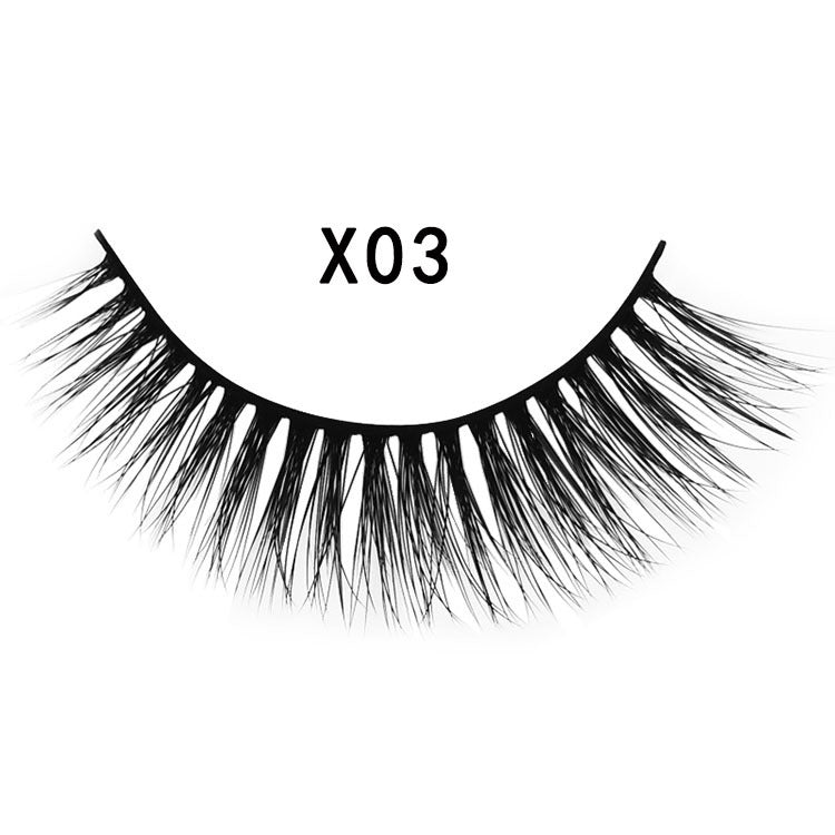 Mink Eyelashes Natural Cross Eyelash Pairs False Lashes