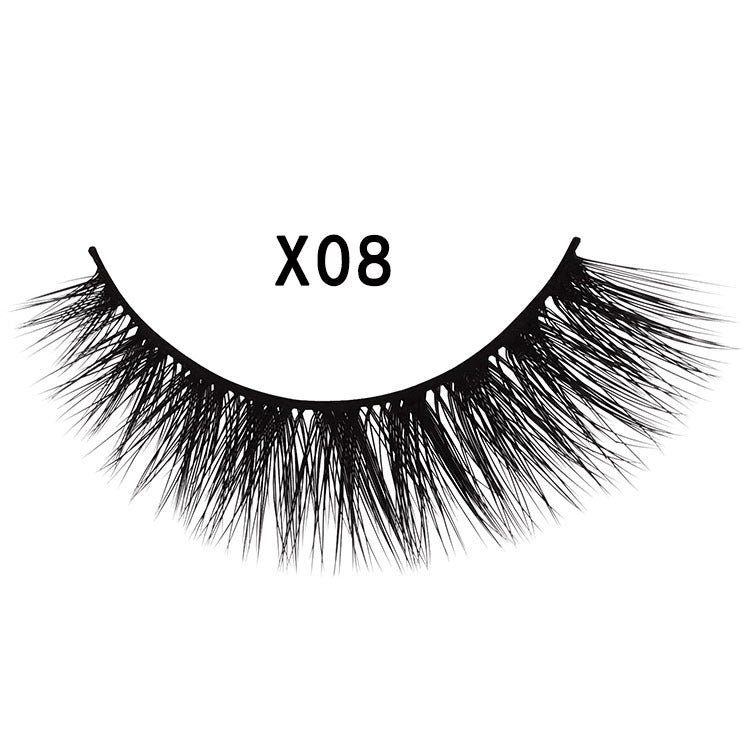 Mink Eyelashes Natural Cross Eyelash Pairs False Lashes