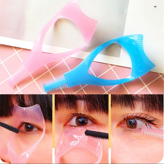 Three-in-one Eyelash Card Plastic Aid Thrush Makeup Accessories