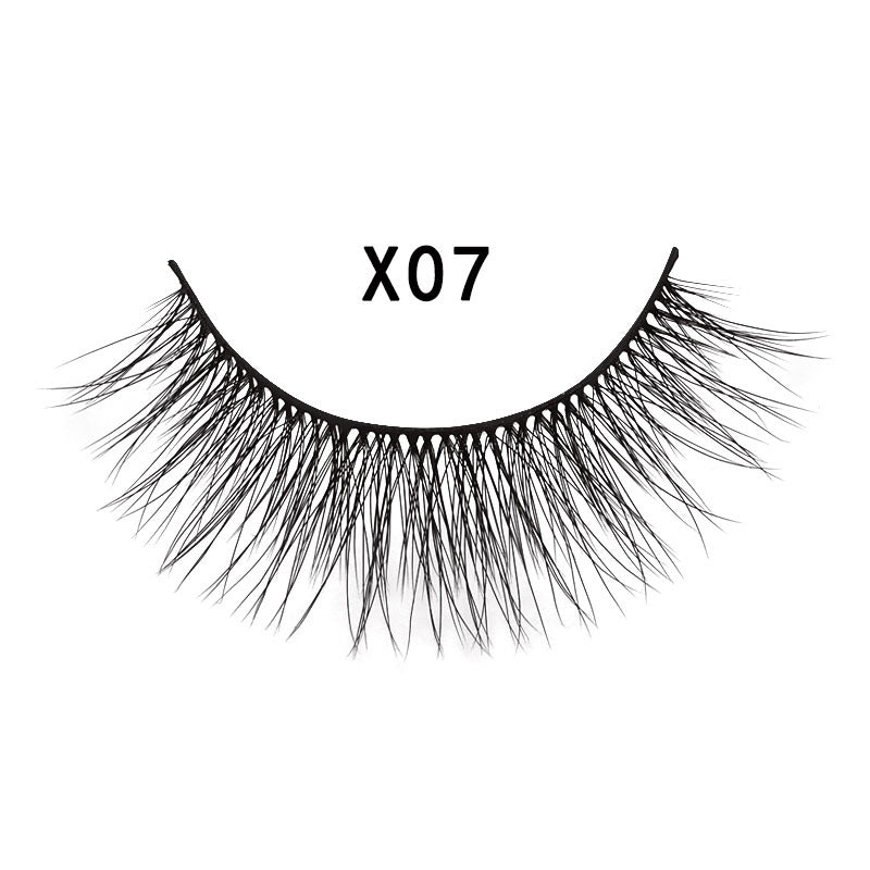 Mink Eyelashes Natural Cross Eyelash Pairs False Lashes