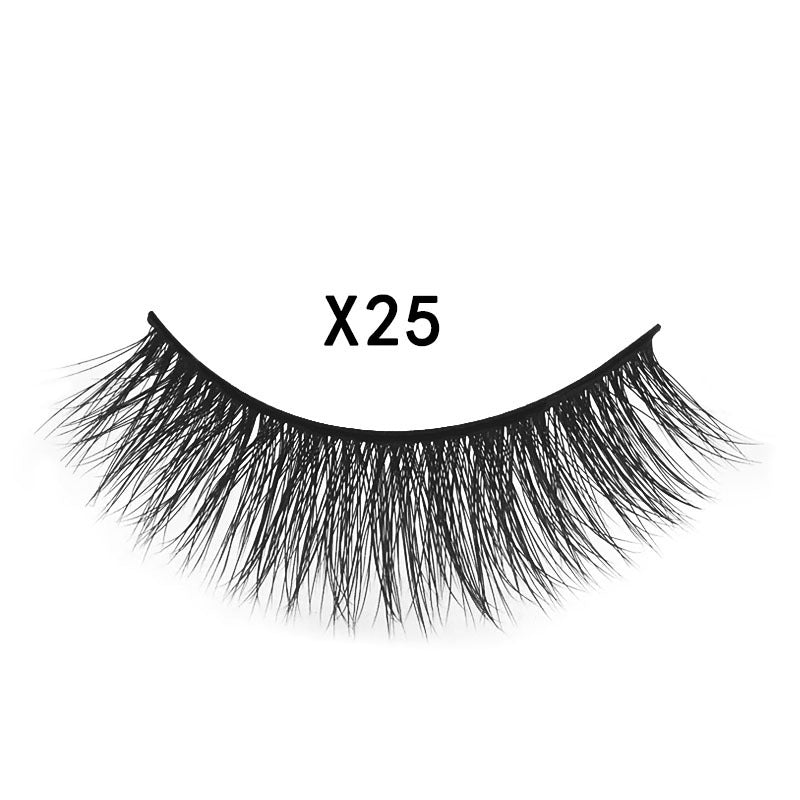 Mink Eyelashes Natural Cross Eyelash Pairs False Lashes