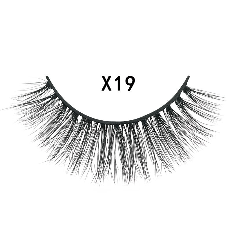 Mink Eyelashes Natural Cross Eyelash Pairs False Lashes