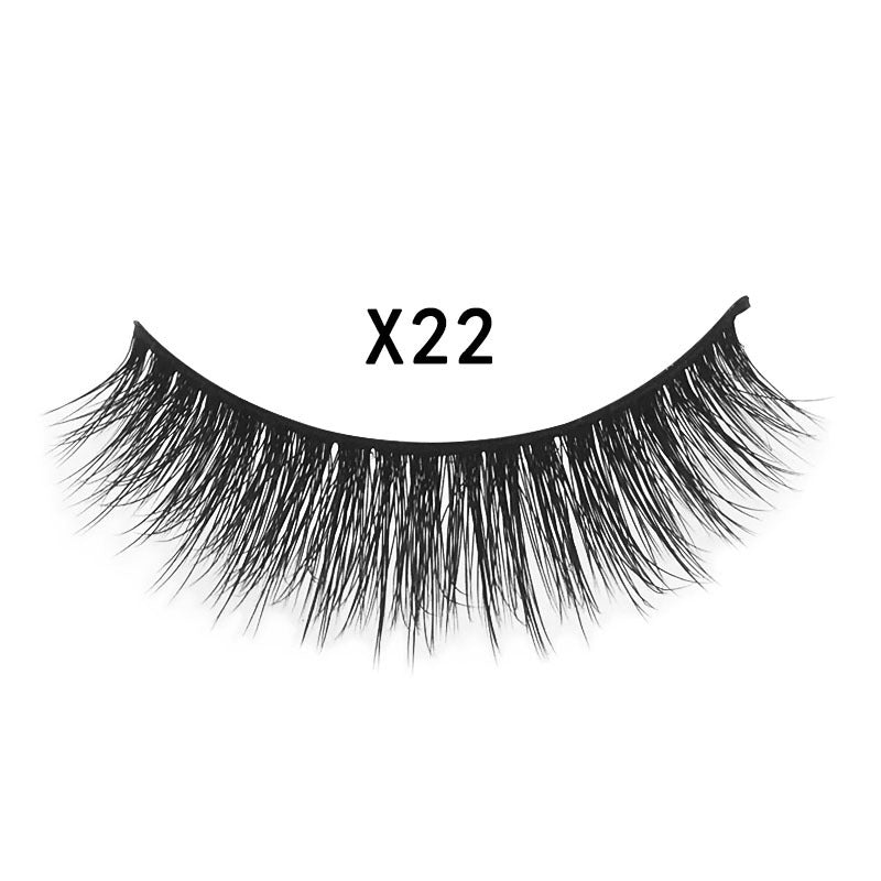 Mink Eyelashes Natural Cross Eyelash Pairs False Lashes