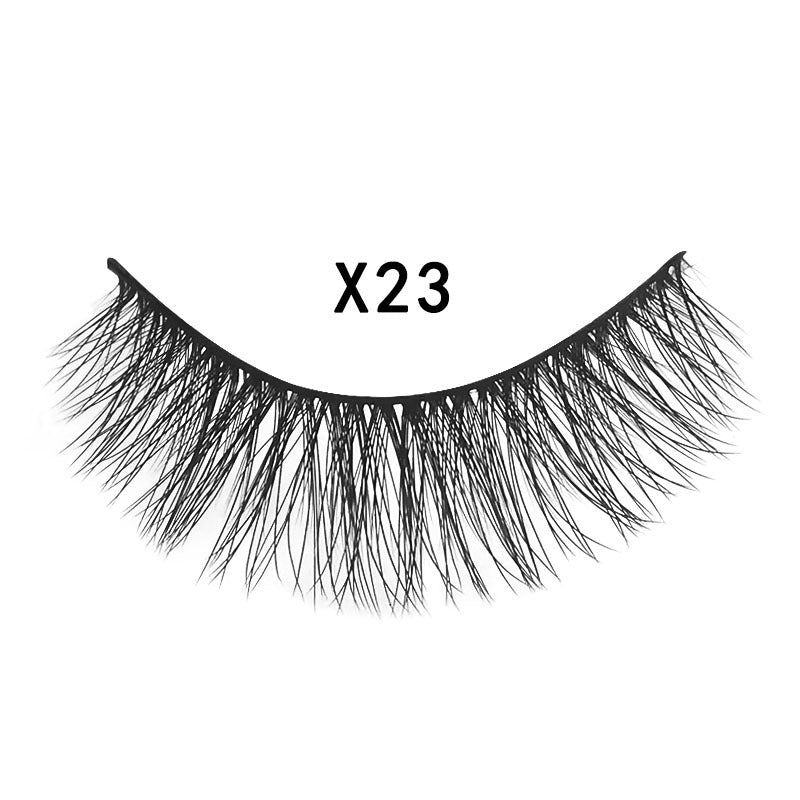 Mink Eyelashes Natural Cross Eyelash Pairs False Lashes