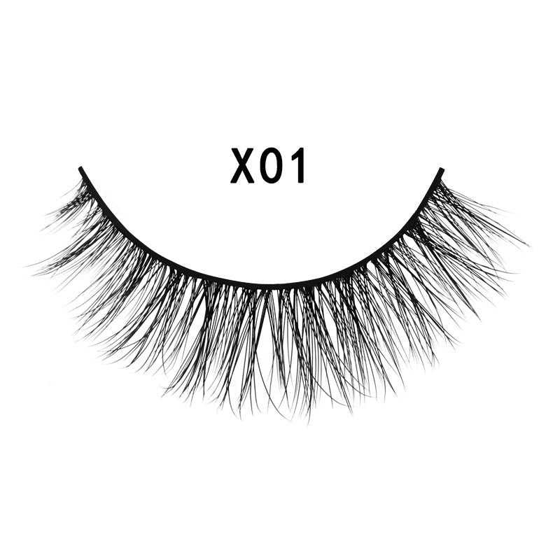 Mink Eyelashes Natural Cross Eyelash Pairs False Lashes