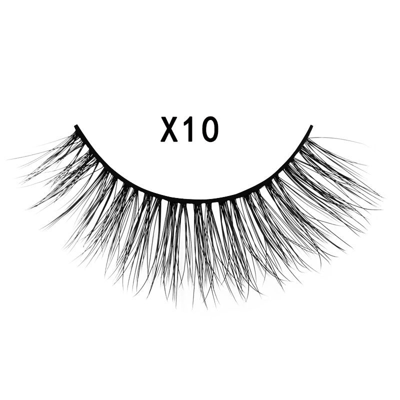 Mink Eyelashes Natural Cross Eyelash Pairs False Lashes