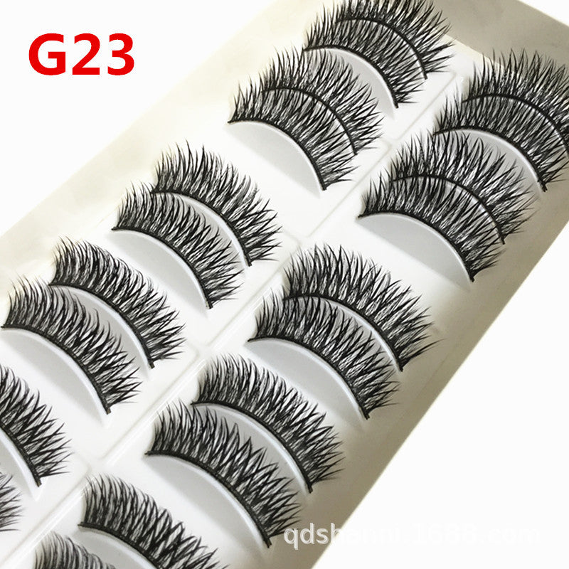 Eyelashes Three-dimensional Thick Cross Eyelash Multiple False Lashes