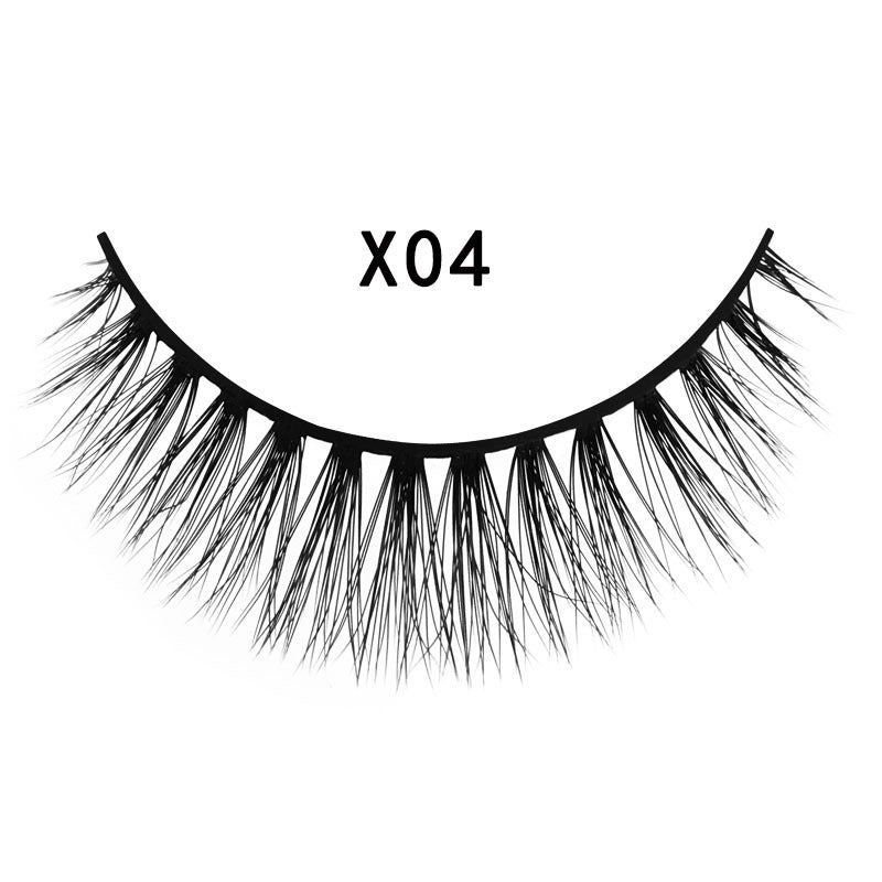 Mink Eyelashes Natural Cross Eyelash Pairs False Lashes