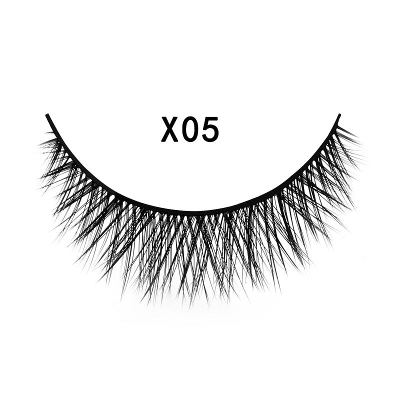 Mink Eyelashes Natural Cross Eyelash Pairs False Lashes