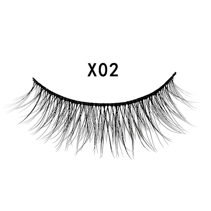 Mink Eyelashes Natural Cross Eyelash Pairs False Lashes