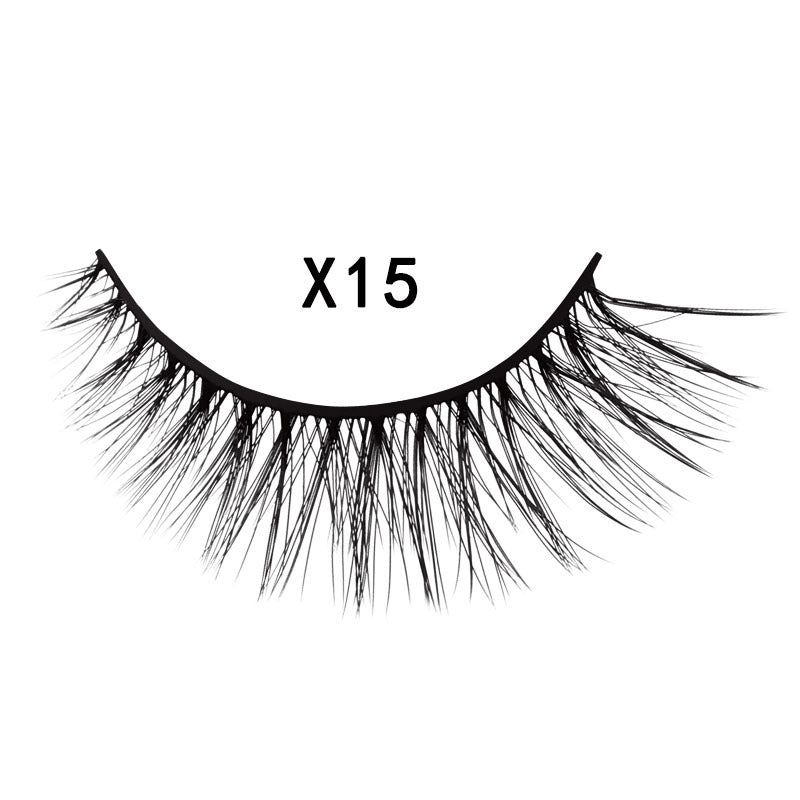 Mink Eyelashes Natural Cross Eyelash Pairs False Lashes