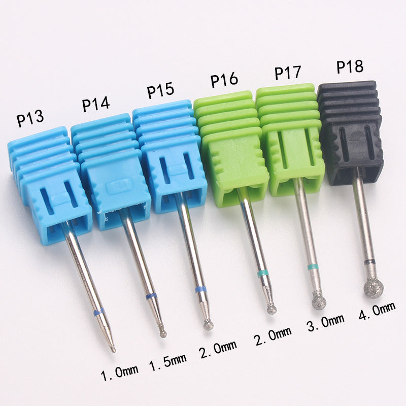 High Quality Silicon Carbide Round Spherical Electric Nail Tool Set