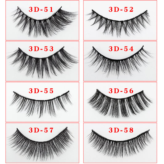 Small Black Box Three Pairs Of False Lashes