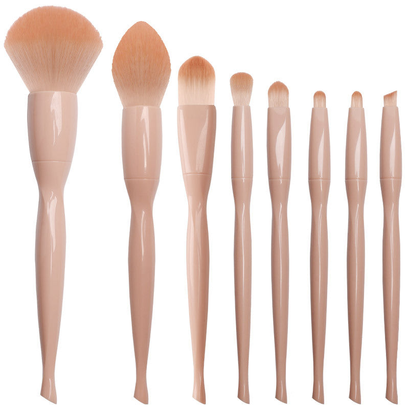 Pcs Electroplated Skin Color Suit Beauty Tools Makeup Brushes Accessories