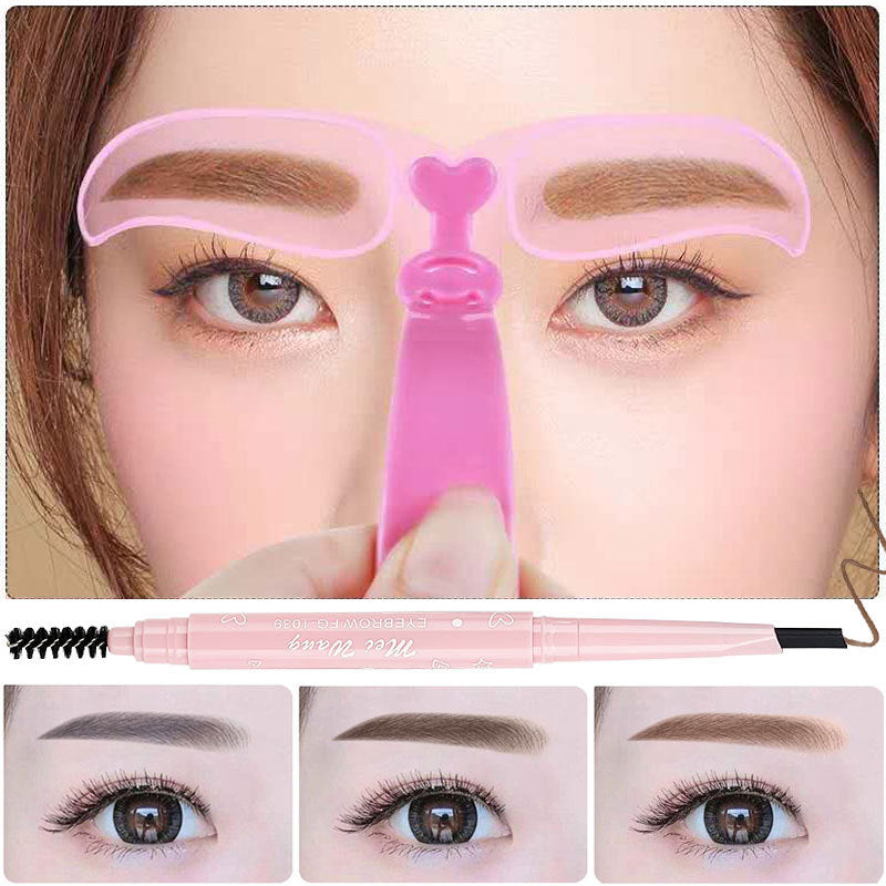 Thrush Gadget One Word Eyebrow Stencil Makeup Accessories