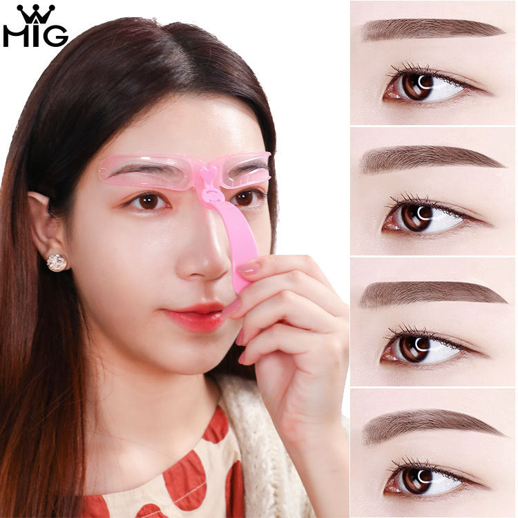 Thrush Gadget One Word Eyebrow Stencil Makeup Accessories