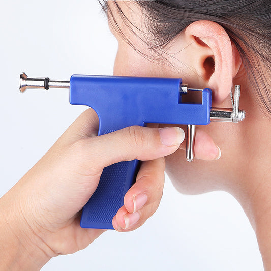 Pistolet d'oreille Costume Hit Piercing Accessoires de maquillage en acier inoxydable