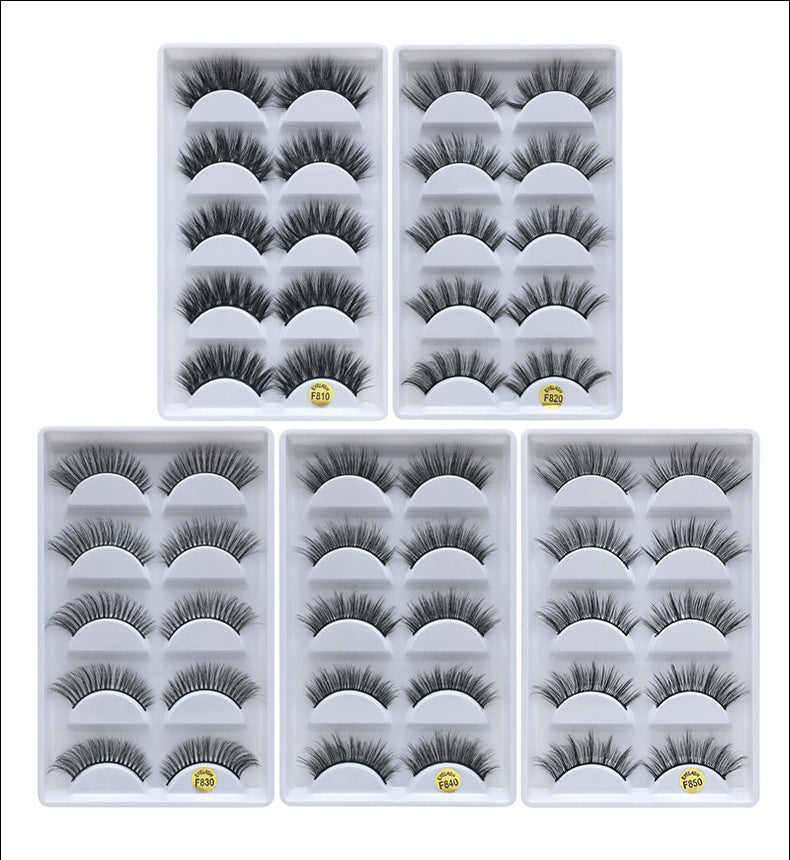 Artificial Mink Eyelashes Thick Eyelash Pairs False Lashes