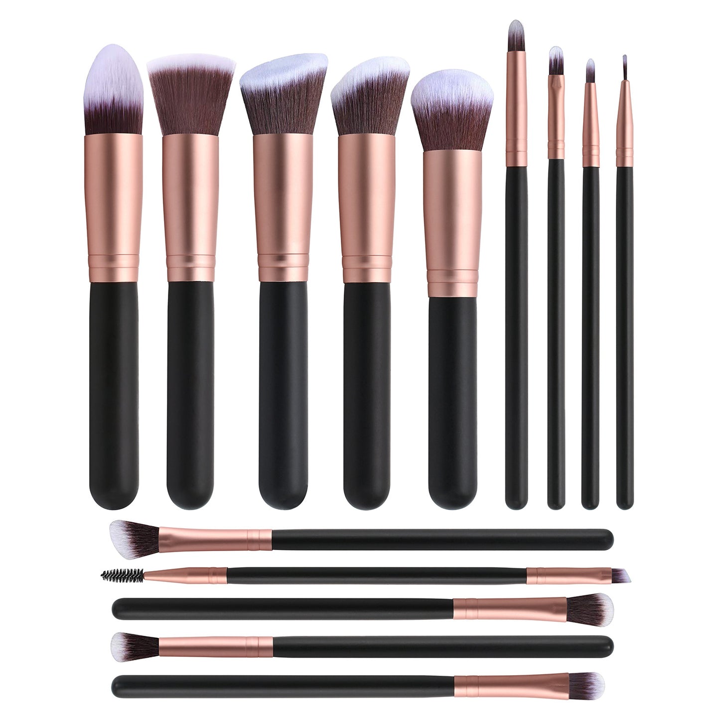 Black Brush Suit Shadow Blush Soft Makeup Brushes Accessories