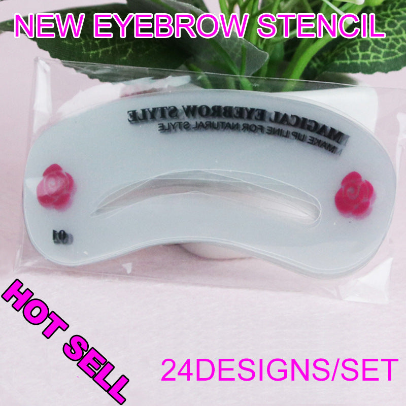 Women's & Men's Novice Eyebrow Shaping Stencils Stencil Suit Makeup Accessories