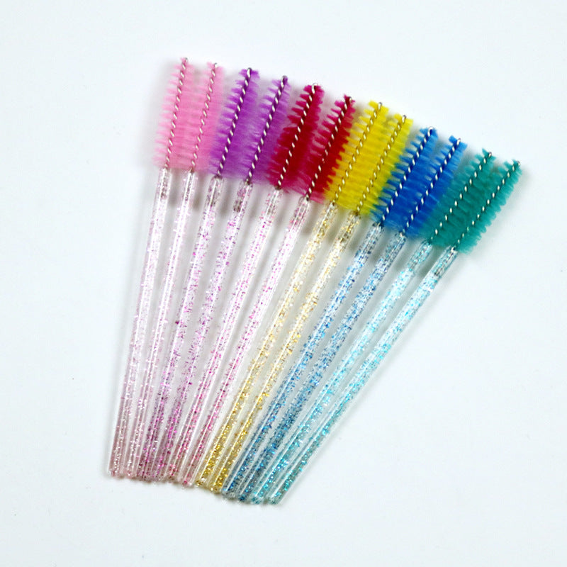 Eyelash Crystal Rod Mascara Brush Nylon False Lashes