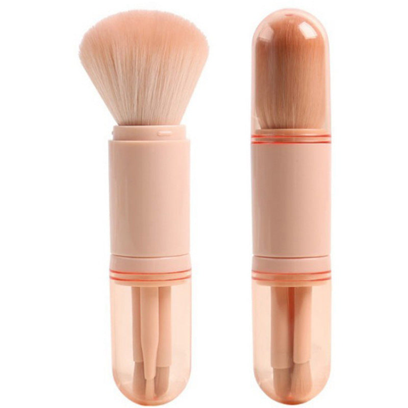 Single Retractable Cosmetic Brush Suit Portable Makeup Brushes Accessories