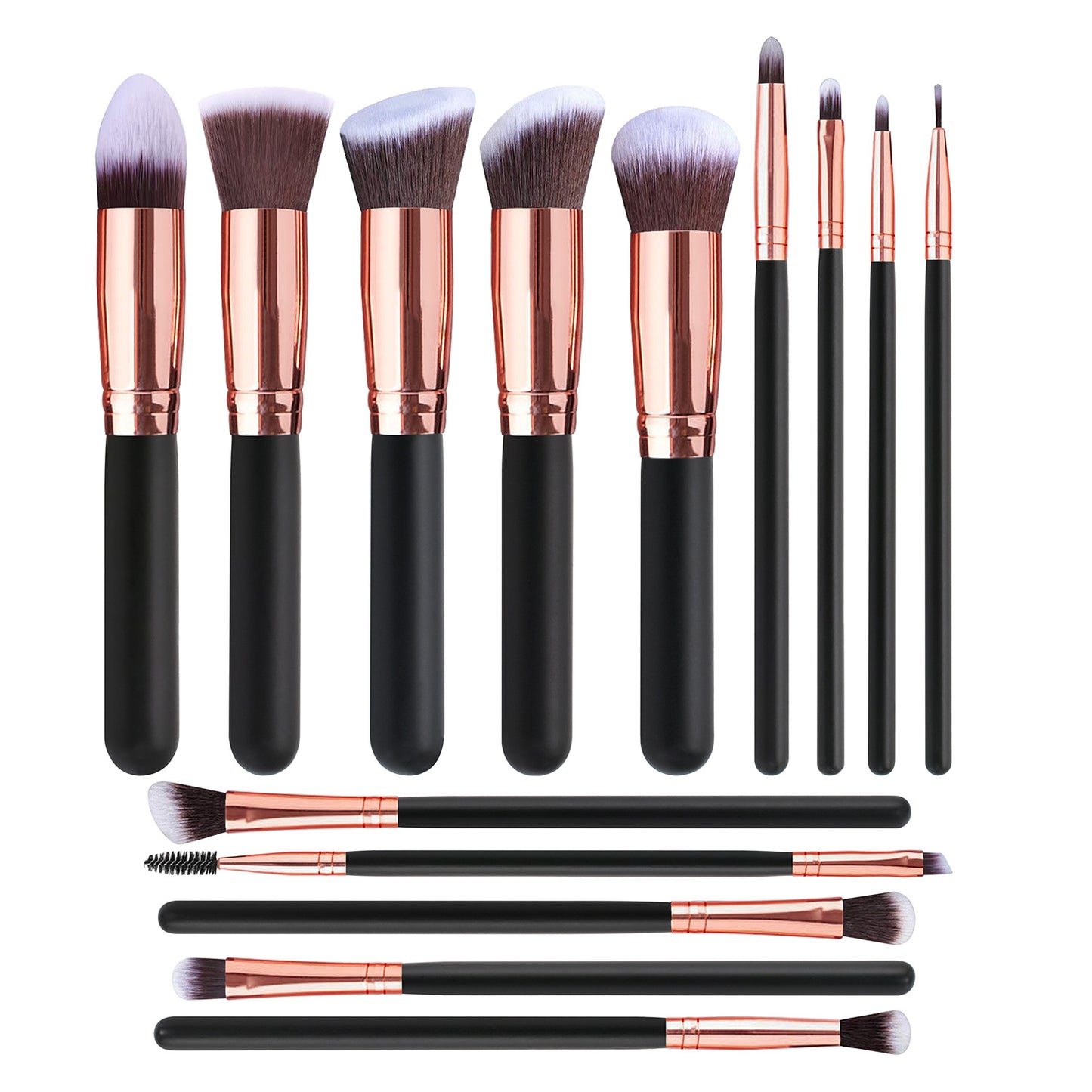 Black Brush Suit Shadow Blush Soft Makeup Brushes Accessories