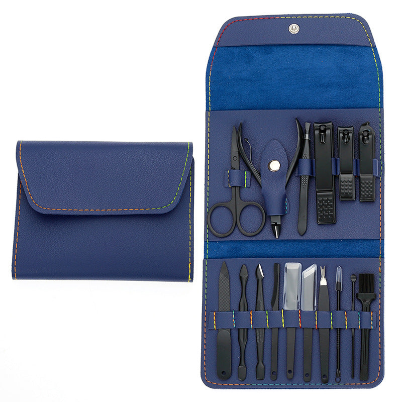 Ensemble de ciseaux en acier inoxydable, coupe-ongles complet, outils de manucure pour ongles