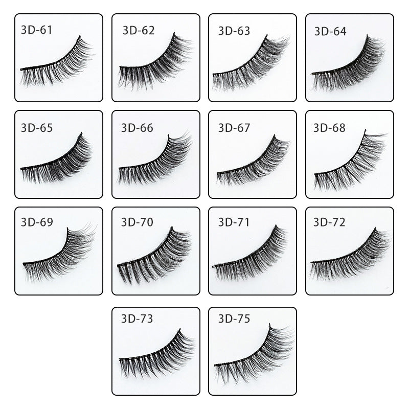 Black Box Natural Curling Thick Multiple Options False Lashes