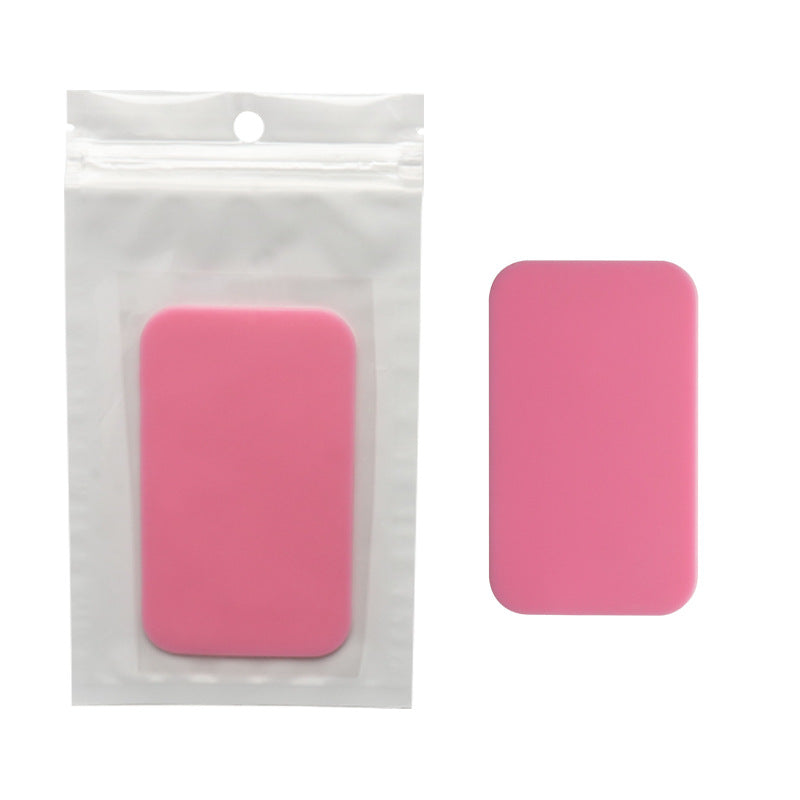 Coussinet de plantation carré en silicone pour faux cils