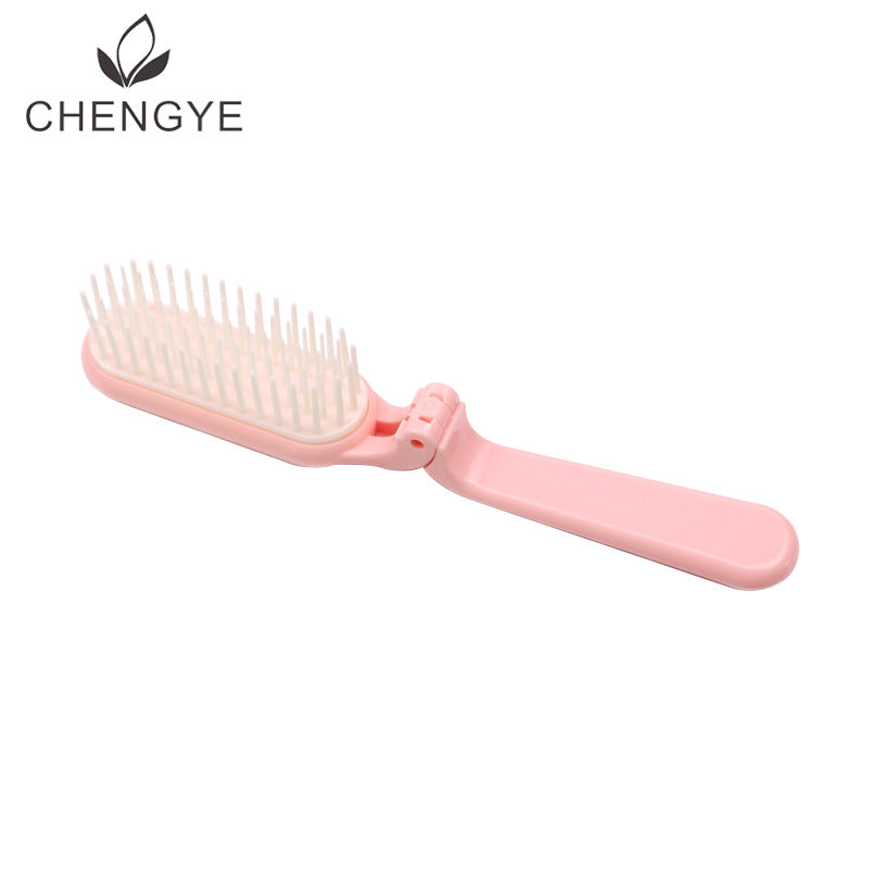 Brosses et peignes à cheveux pliables en plastique à dents souples pour voyage