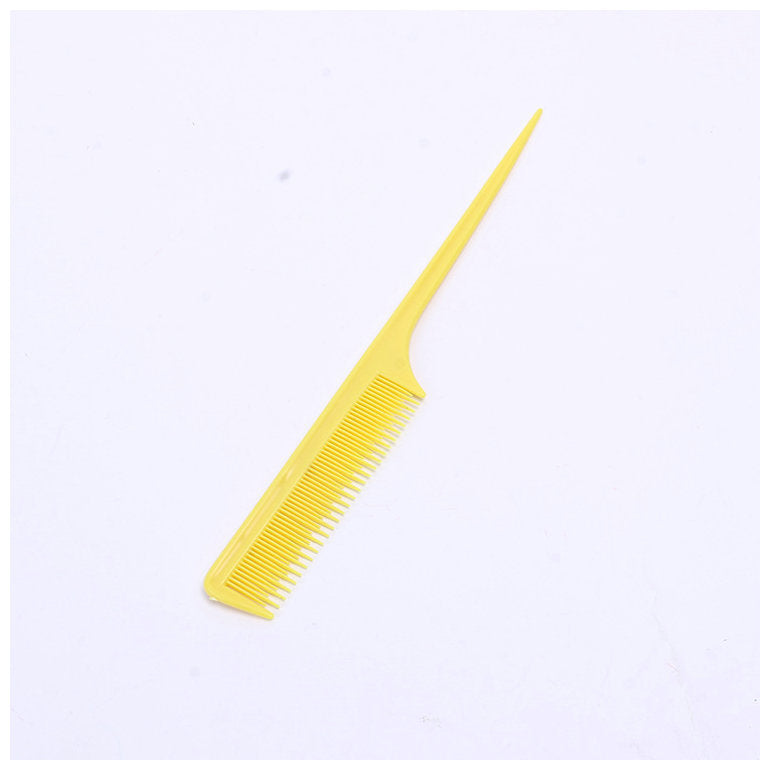 Hairdressing Plastic Pointed Tail Long Short Hair Brushes & Combs