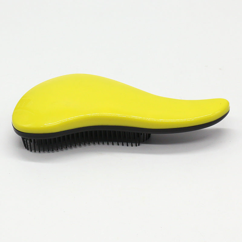 Brosse à cheveux en plastique de couleur élégante Brosses et peignes pour cheveux de coiffure