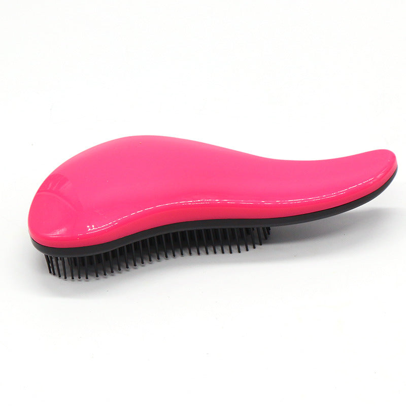 Brosse à cheveux en plastique de couleur élégante Brosses et peignes pour cheveux de coiffure