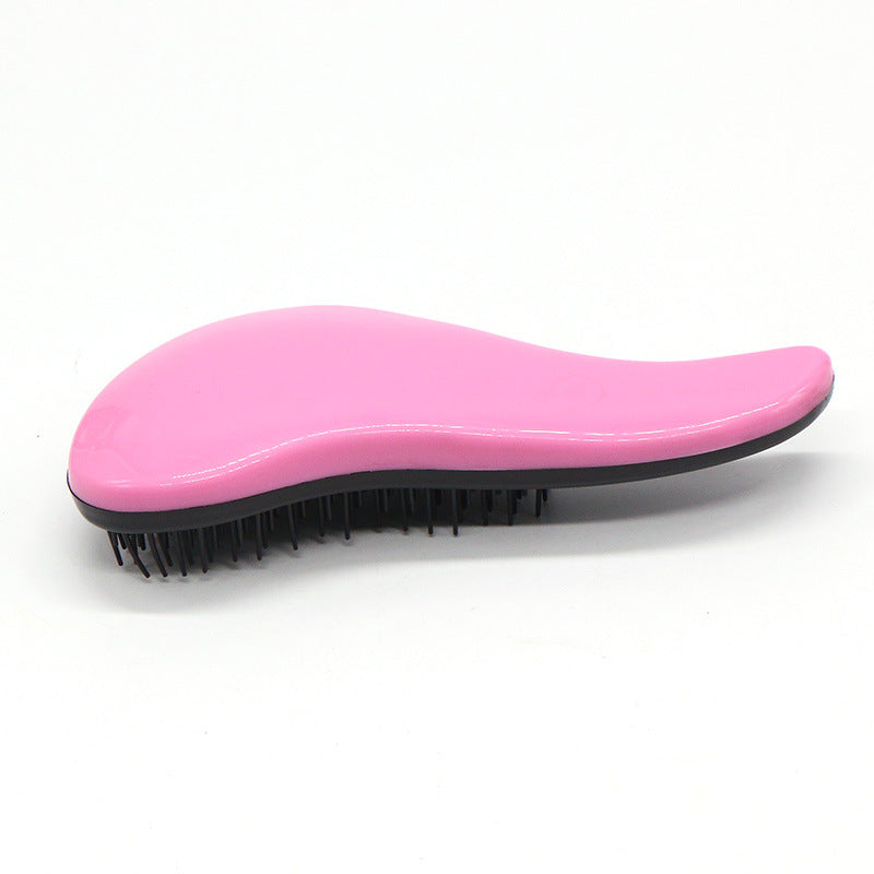 Brosse à cheveux en plastique de couleur élégante Brosses et peignes pour cheveux de coiffure