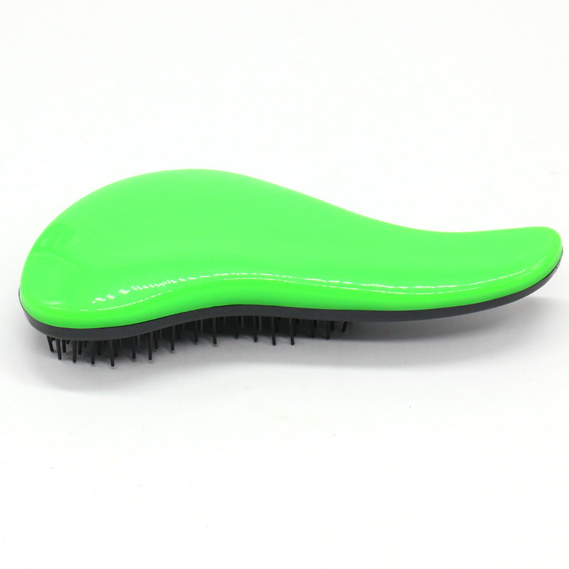 Brosse à cheveux en plastique de couleur élégante Brosses et peignes pour cheveux de coiffure