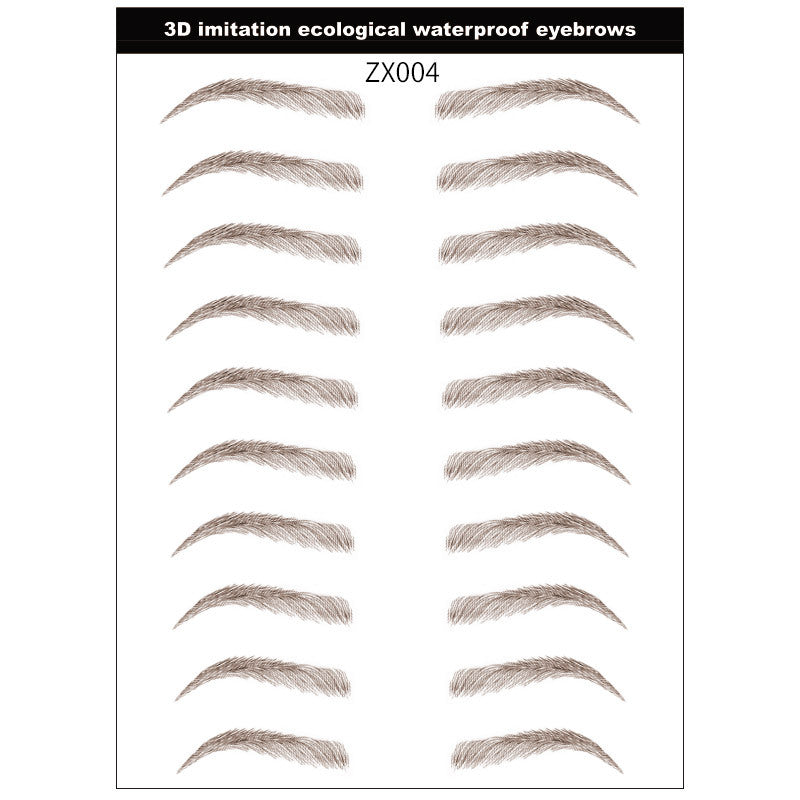 Imitation Ecological Eyebrow Stencil Thick Korean Makeup Accessories