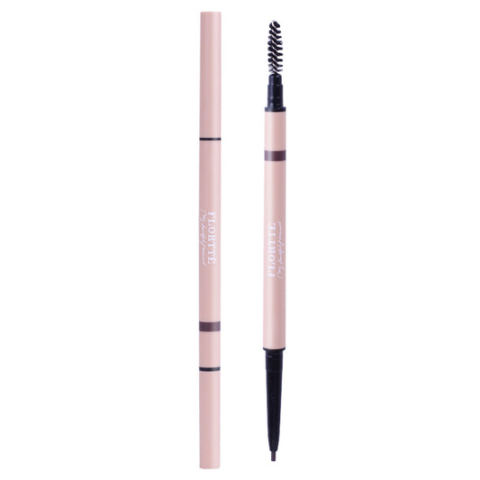 Crayon à sourcils pour femme, stylo floral rose Floria, accessoires de maquillage pour les yeux