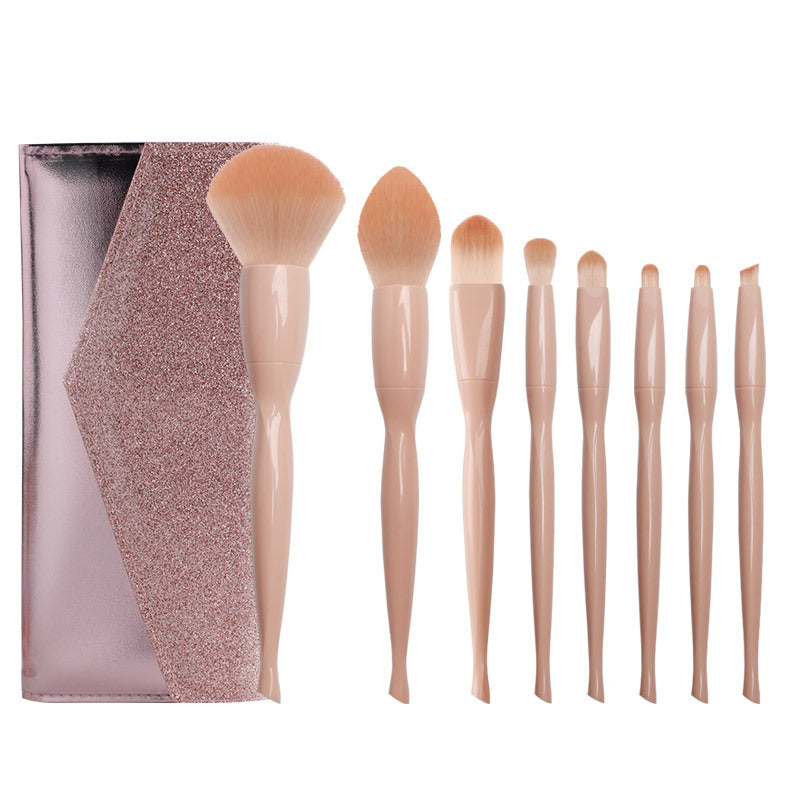 Pcs Electroplated Skin Color Suit Beauty Tools Makeup Brushes Accessories