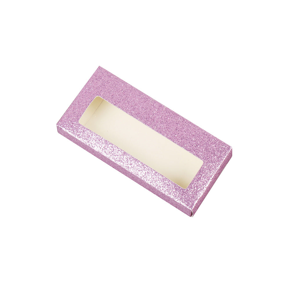 Eyelash Box Holder Thickened Glitter Paper False Lashes