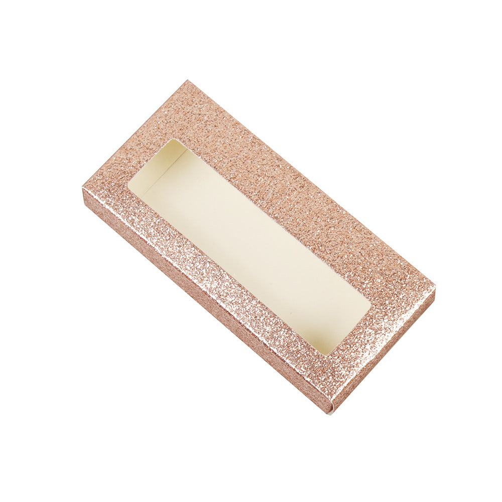 Eyelash Box Holder Thickened Glitter Paper False Lashes