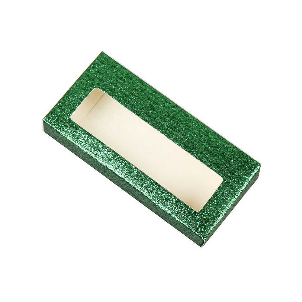 Eyelash Box Holder Thickened Glitter Paper False Lashes