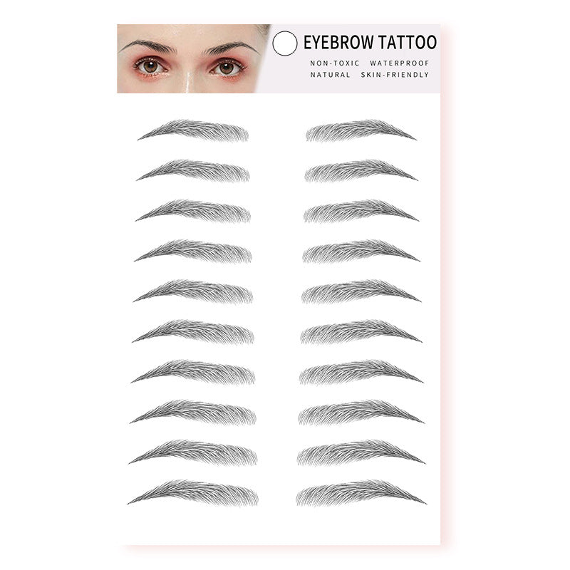 Imitation Ecology Eyebrow Stencil Brown Disposable Makeup Accessories